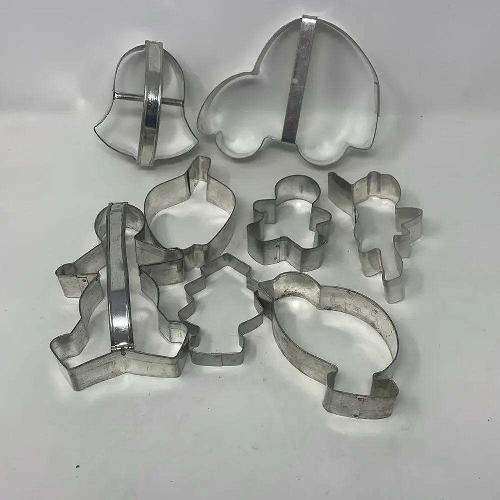 Huge lot of metal cookie cutters